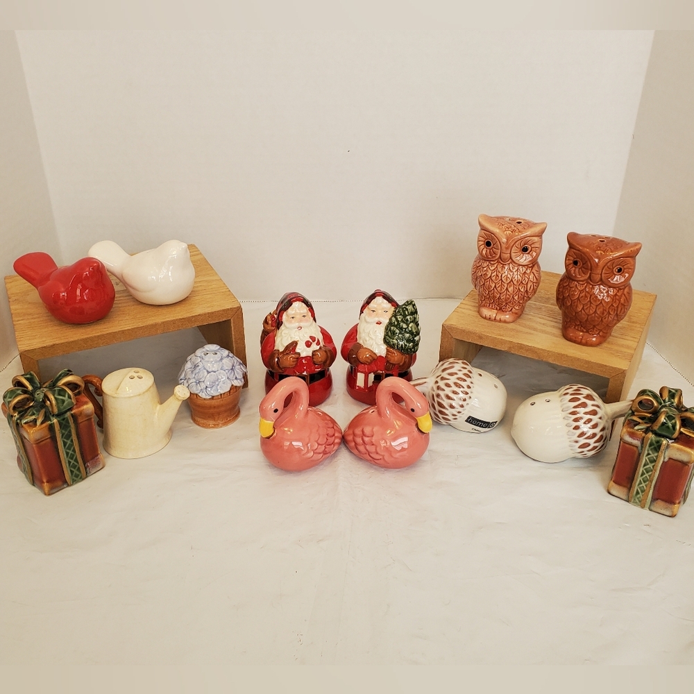 7-Pc (Pairs) Salt & Pepper Shakers